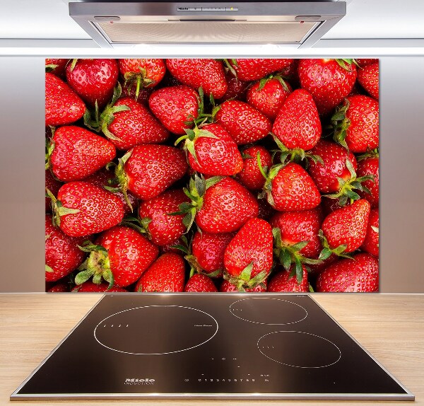 Kitchen splashback Strawberries