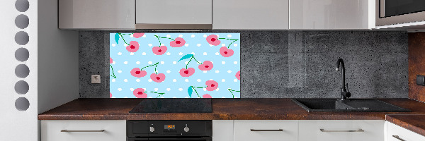 Kitchen splashback Fruit icons