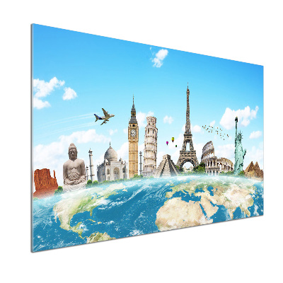 Cooker splashback World monuments