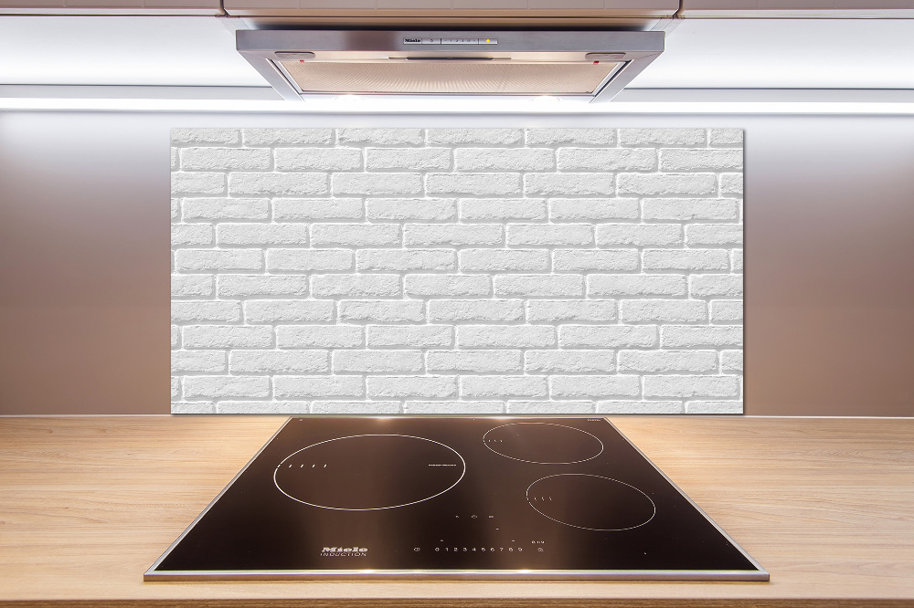 Cooker splashback Brick wall