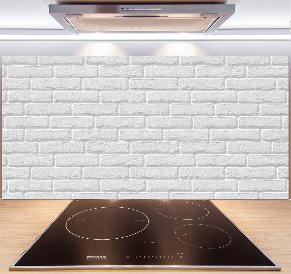 Cooker splashback Brick wall