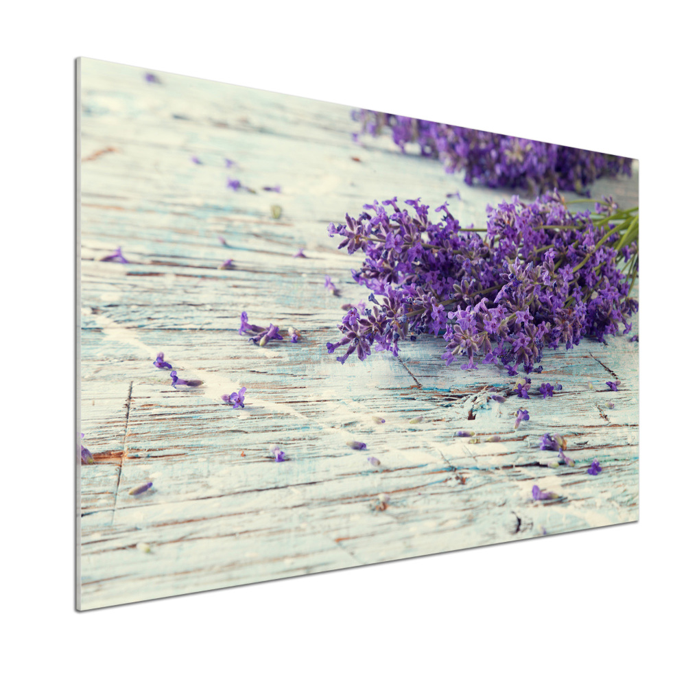 Kitchen splashback Lavender