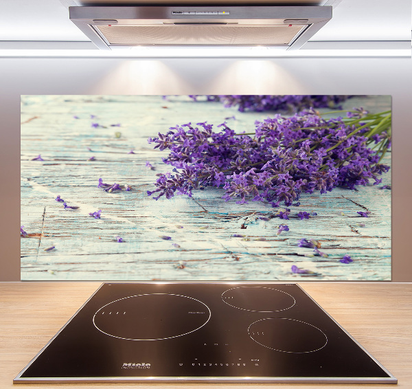 Kitchen splashback Lavender