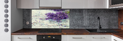 Kitchen splashback Lavender