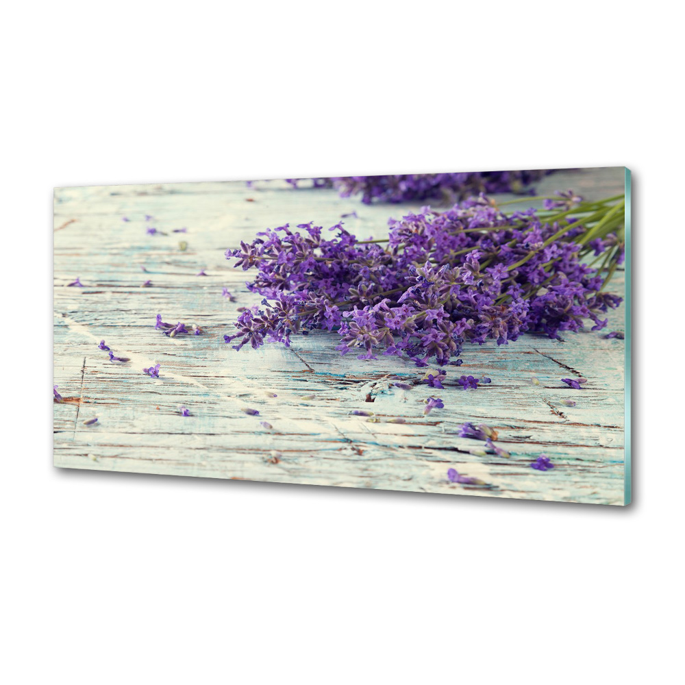 Kitchen splashback Lavender