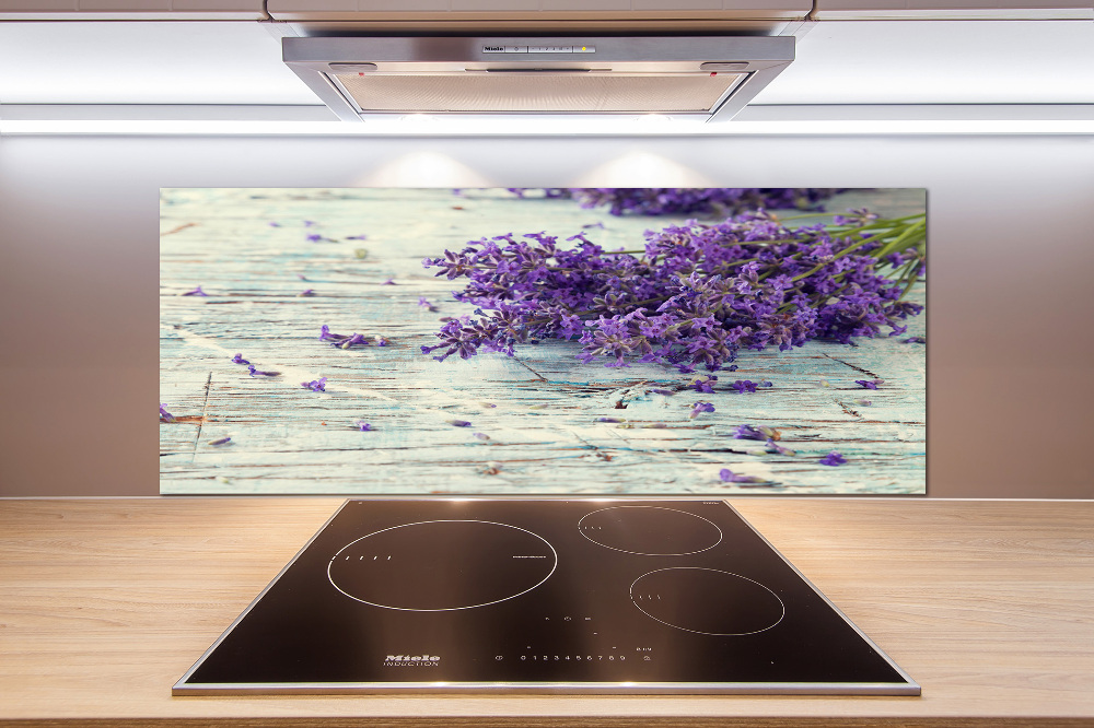 Kitchen splashback Lavender