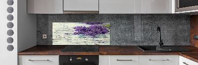 Kitchen splashback Lavender