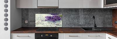 Kitchen splashback Lavender