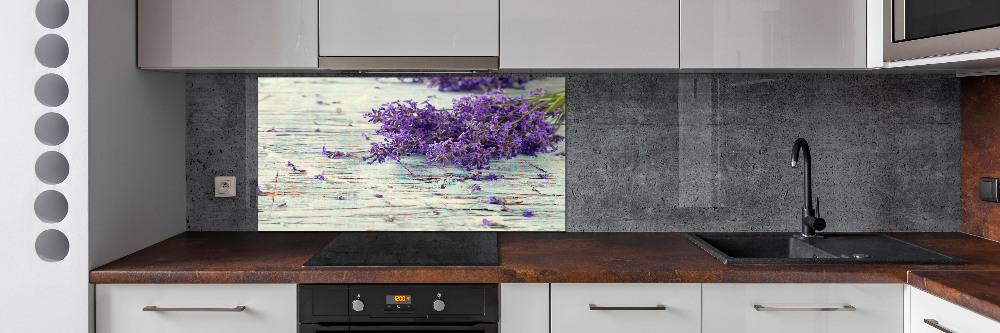 Kitchen splashback Lavender