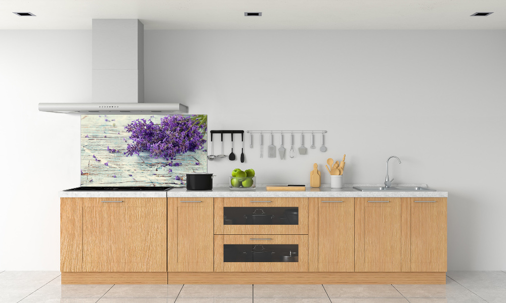 Kitchen splashback Lavender