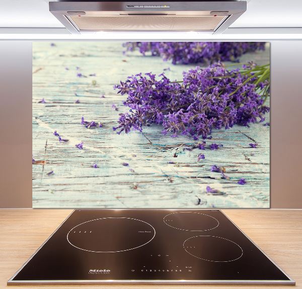 Kitchen splashback Lavender