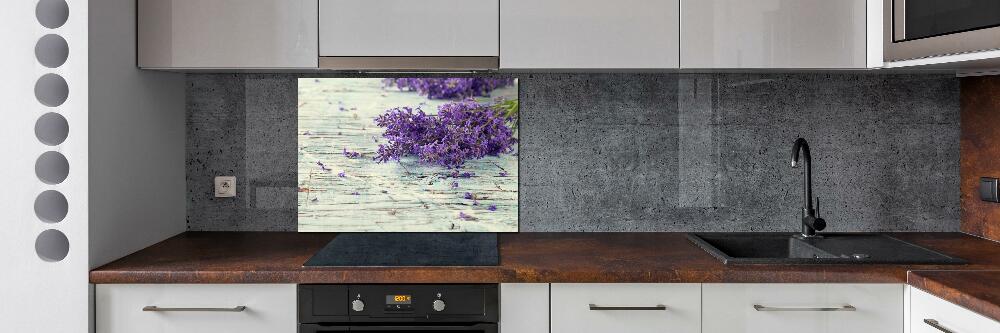 Kitchen splashback Lavender