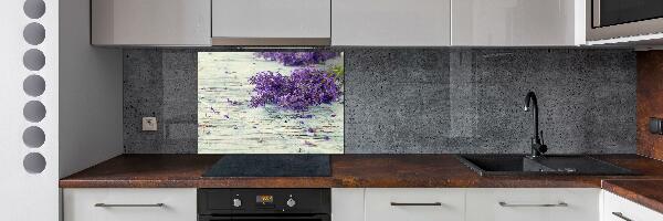 Kitchen splashback Lavender