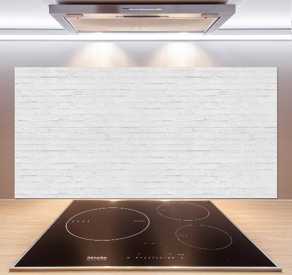 Cooker splashback Brick wall