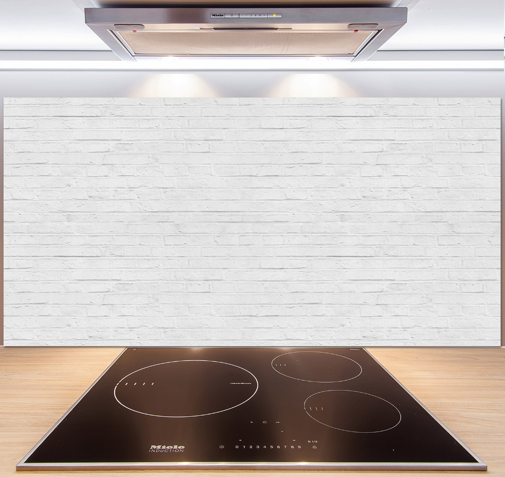 Cooker splashback Brick wall