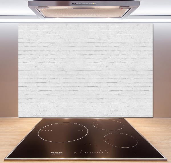 Cooker splashback Brick wall