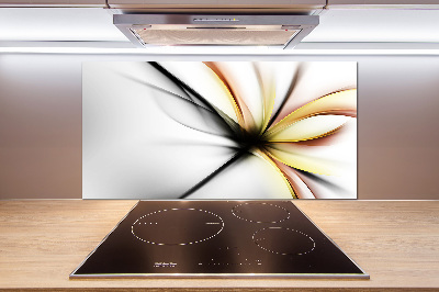 Cooker splashback Flower abstraction