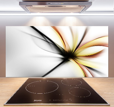 Cooker splashback Flower abstraction