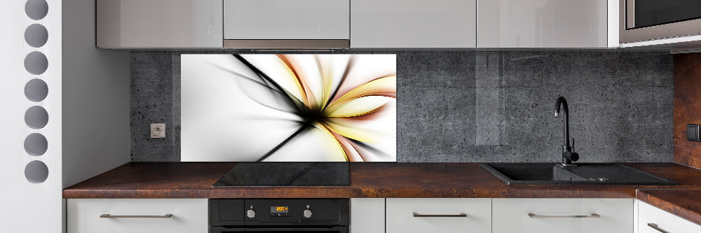 Cooker splashback Flower abstraction