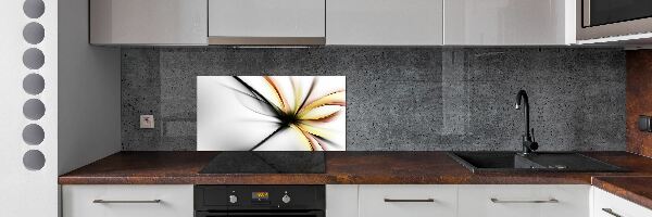 Cooker splashback Flower abstraction