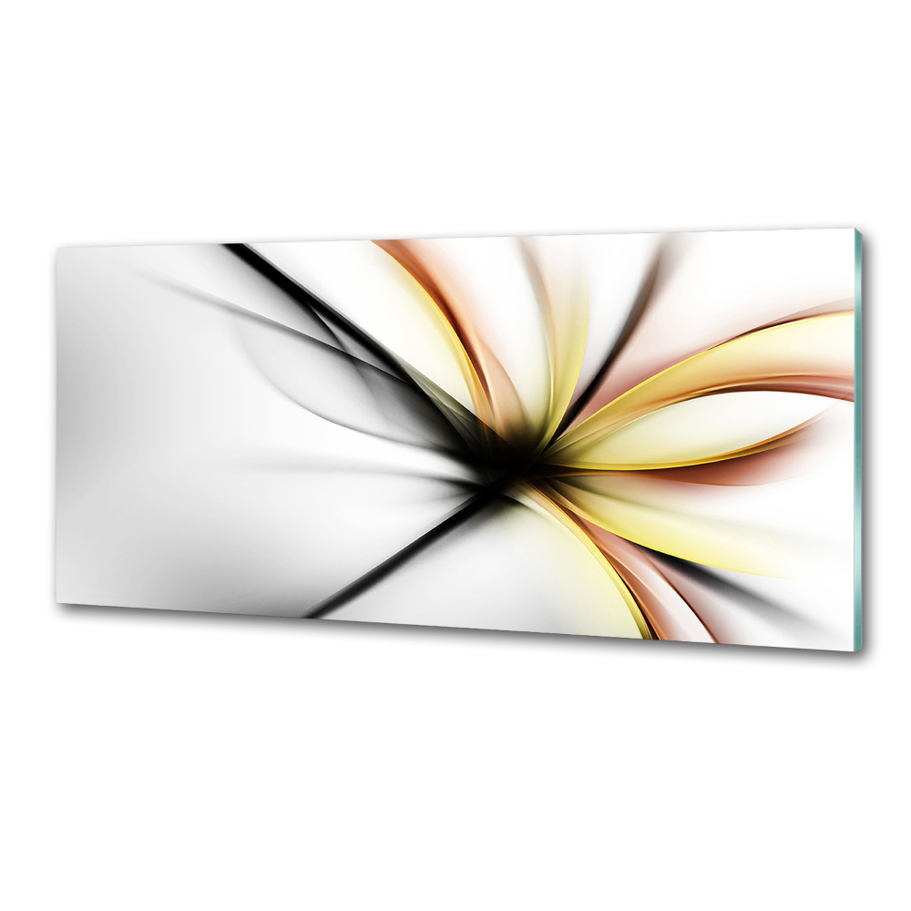 Cooker splashback Flower abstraction