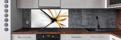 Cooker splashback Flower abstraction