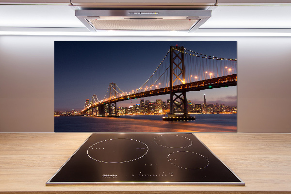 Cooker splashback San Francisco bridge