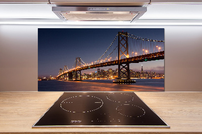 Cooker splashback San Francisco bridge