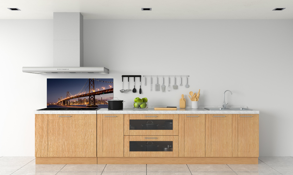 Cooker splashback San Francisco bridge