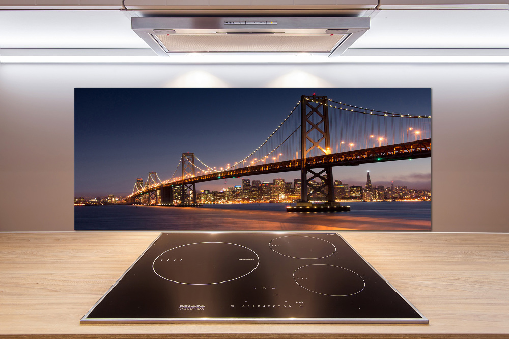 Cooker splashback San Francisco bridge