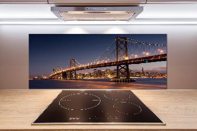 Cooker splashback San Francisco bridge