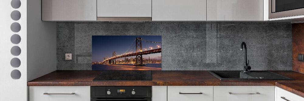 Cooker splashback San Francisco bridge