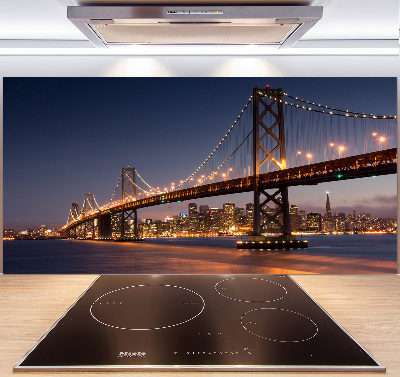 Cooker splashback San Francisco bridge