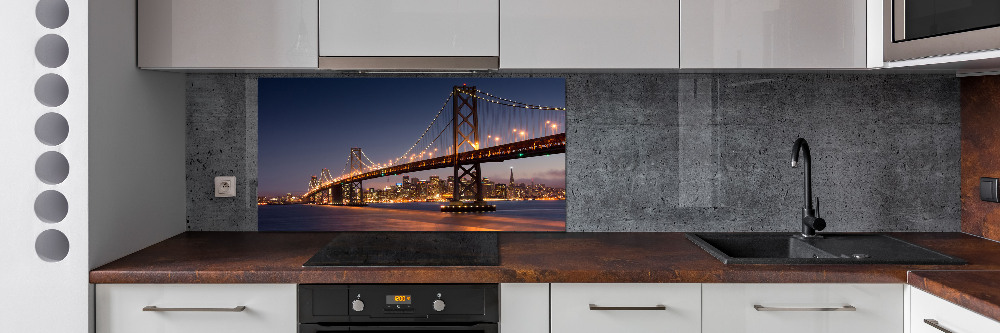 Cooker splashback San Francisco bridge