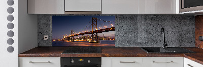 Cooker splashback San Francisco bridge