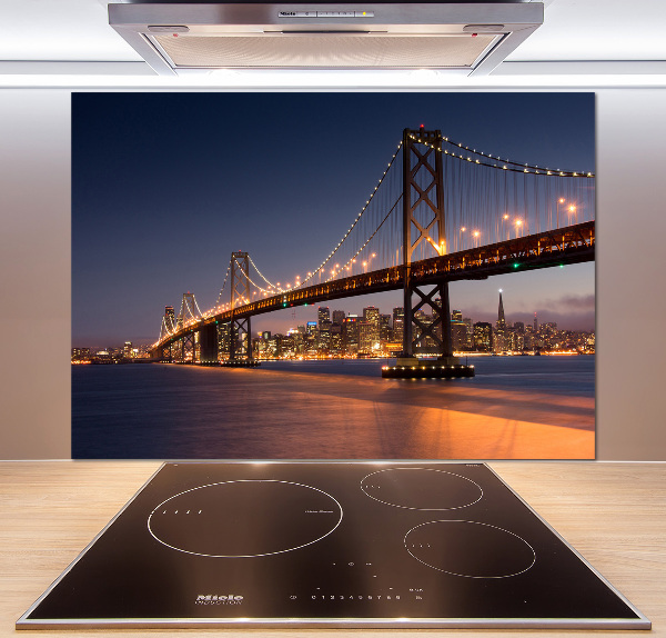 Cooker splashback San Francisco bridge