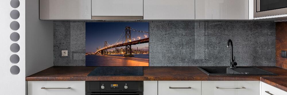 Cooker splashback San Francisco bridge