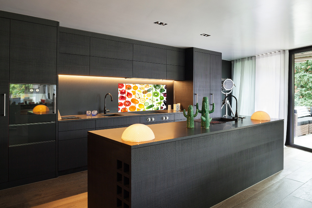 Kitchen splashback Fruits and vegetables