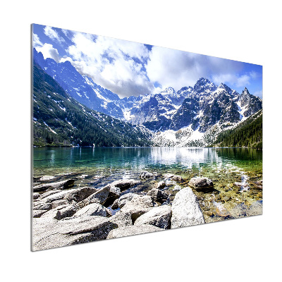 Cooker splashback Morskie Oko Tatry