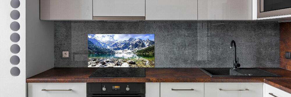 Cooker splashback Morskie Oko Tatry