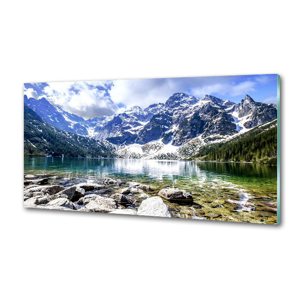 Cooker splashback Morskie Oko Tatry