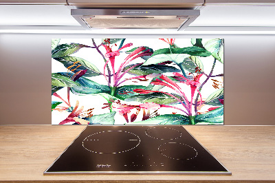 Kitchen splashback panel Honeysuckle