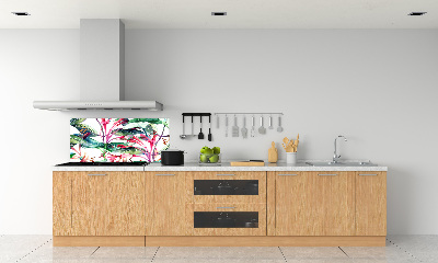 Kitchen splashback panel Honeysuckle