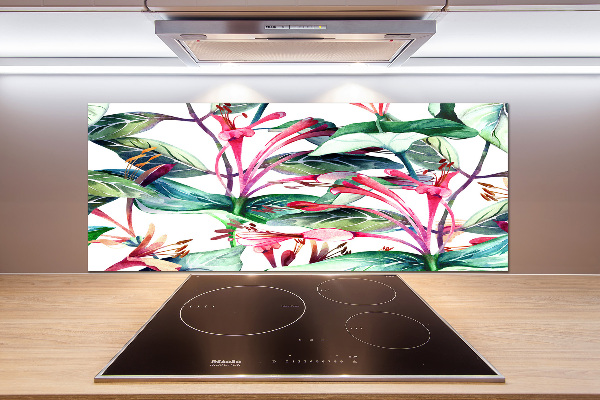 Kitchen splashback panel Honeysuckle