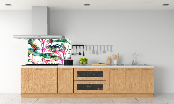 Kitchen splashback panel Honeysuckle