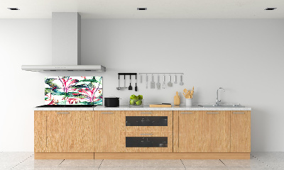 Kitchen splashback panel Honeysuckle