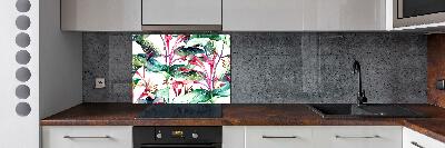 Kitchen splashback panel Honeysuckle