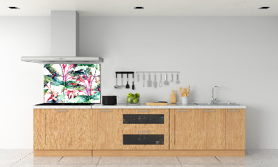 Kitchen splashback panel Honeysuckle