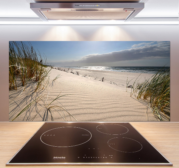 Cooker splashback Mrzeżyno beach