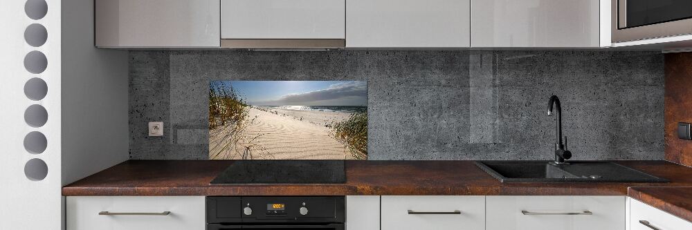 Cooker splashback Mrzeżyno beach